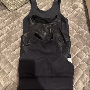 lululemon athletica Black Tank Tops